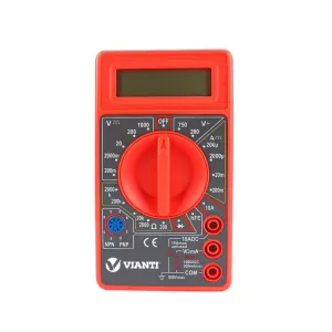 Multimetro digital tipo escolar con buzzer