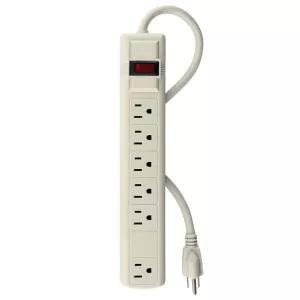 Multicontacto con cable contactos con indicador supresor