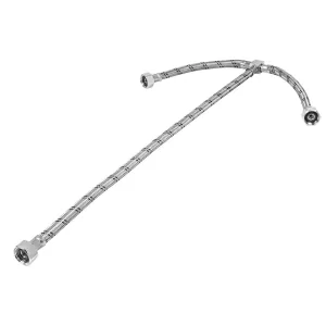 Manguera para lavabo y fregadero de aluminio tipo t