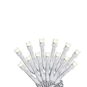 Serie navide?a 100 luces LED 8 funciones cable transparente