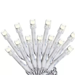 Serie navide?a 200 luces LED 8 funciones cable transparente