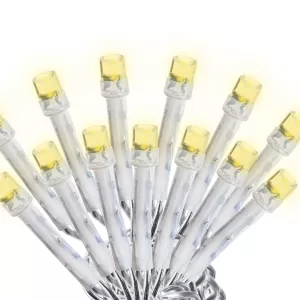 Serie navide?a 200 luces LED 8 funciones cable transparente