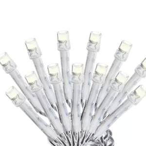 Serie navide?a 300 luces LED 8 funciones cable transparente