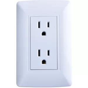 Placa con contacto duplex con tierra