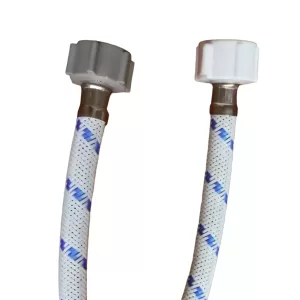 Manguera para sanitario vinil blanco