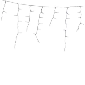 Serie navide?a 300 luces LED 8 funciones cable transparente