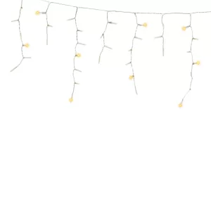 Serie navide?a 300 luces LED 8 funciones cable transparente