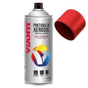 Pintura en aerosol 400ml negro brillante VIANTI